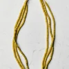 Women Imogene + Willie vintage yellow trade bead necklace