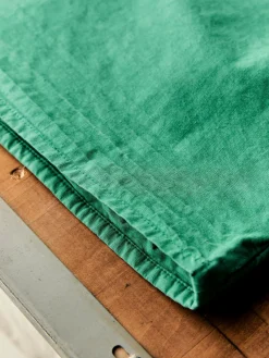 Imogene + Willie welder's jacket in seagreen ripstop