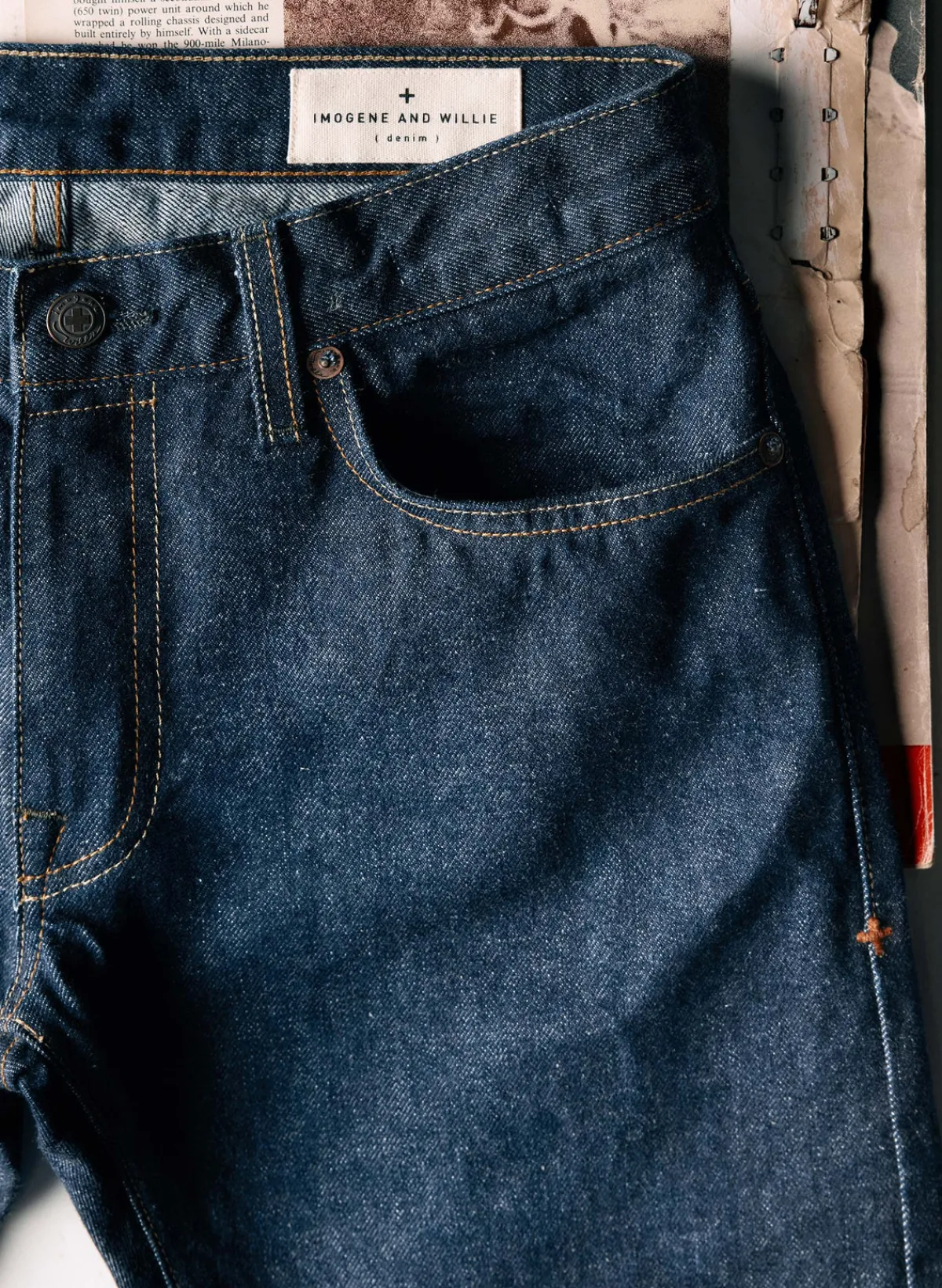 Imogene + Willie willie indigo selvage rinse