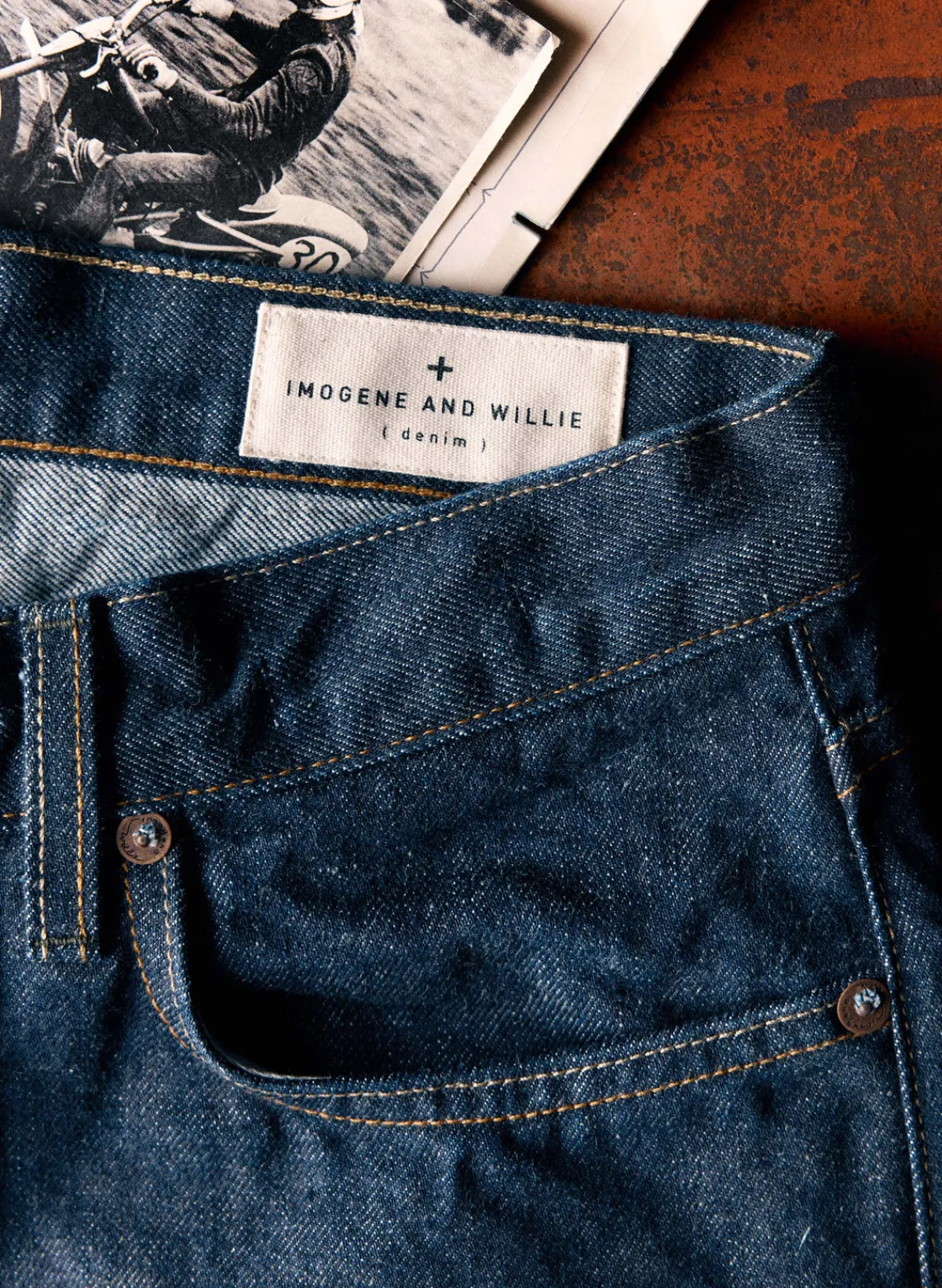 Imogene + Willie willie indigo selvage rinse